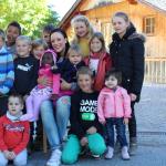 Jasmin Wagner mit Ederhof-Kindern